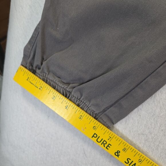 Matchstick Elastic Waist Joggers Pull On Chino Pants Men's Size 40 Gray - Picture 9 of 11
